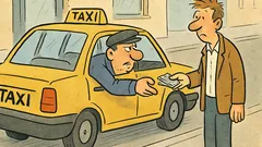 Vtip: Taxikář: Bude to 250 Kč