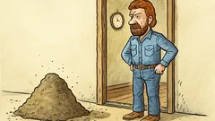 Vtip: Chuck Norris doma neuklízí…