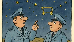 Vtip: Dívají se dva policisté na hvězdy…