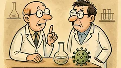 Vtip: Baví se dva vědci o koronaviru…