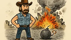 Vtip: Chuck Norris zneškodní bombu i po výbuchu