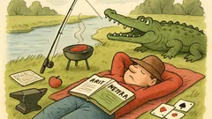 Vtip: Víš, jak ulovit krokodýla?