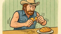 Vtip: Chuck Norris umí z rohlíku strouhanku