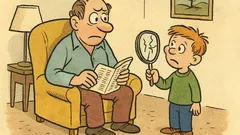 Vtip: Tati, máš dobrou paměť na obličeje?