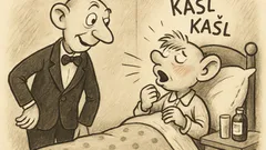 Vtip: Spejbl chválí Hurvínkův kašel