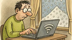 Vtip: Víte, jak ajťák pozná sněžení?