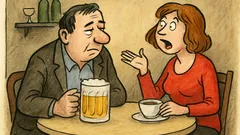 Vtip: Muži pijí bez žízně