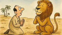 Vtip: Jde misionář po poušti a…