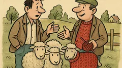 Vtip: Víte, že na svetr tři ovce?