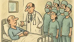 Vtip: Pane doktore, budou mě operovat studenti?