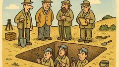 Vtip: Archeologové při vykopávkách vykopali kolegy