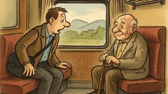 Vtip: Vleze chlapík do vlaku…