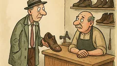 Vtip: Po 23 letech si jde pro boty