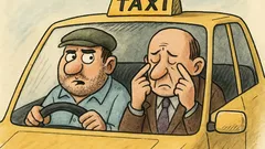 Vtip: Muž nastoupí do taxíku…