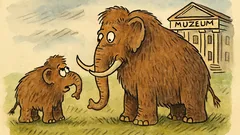 Vtip: Malý mamut se ptá maminky