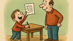 Vtip: Pepíček volá tátovi: Umím psát!