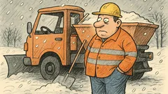 Vtip: Silničáři byli připraveni… dokud nezačalo sněžit