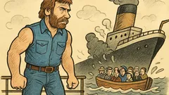 Vtip: Proč nemohl Chuck Norris hrát v Titanicu?