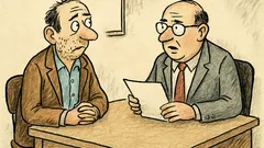 Vtip: Pracovní pohovor: řekněte o sobě víc…