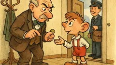 Vtip: Taťuldo, dej mi pět korun