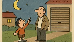 Vtip: Pepíček: Tati, nevidím Velký vůz!