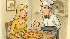 Vtip: Blondýnka jde do pizzerie…