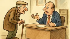 Vtip: Přijde starý děda do pojišťovny...