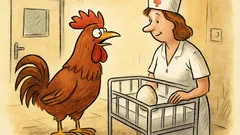 Vtip: Kohout v porodnici vyzvídá u sestřičky…