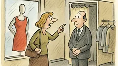 Vtip: Žena v obchodě: Můžu zkusit šaty?