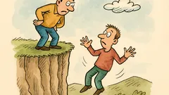 Vtip: Jeden padá do propasti a volá…