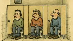 Vtip: Na záchodech na vysoké škole…