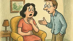 Vtip: Bože, omylem jsem spolykala špendlík!