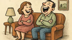 Vtip: Se ženou jsme se smáli, kdo víc?