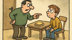 Vtip: Syn se ptá na ženskou logiku