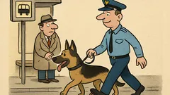 Vtip: Proč policajti chodí se psem?
