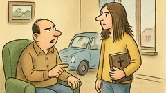 Vtip: Syn udělal řidičák, půjčíš mi auto?