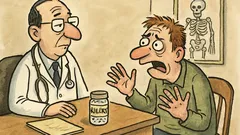 Vtip: Doktore, snědl jsem kuličky proti vlhkosti
