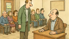 Vtip: Chlap vejde do veřejného úřadu…