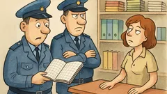 Vtip: Přijde policajt do papírnictví…