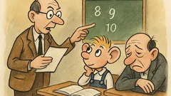 Vtip: Učitel zadá úkol, Hurvínek vzdychá