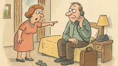 Vtip: Franto, teď tu proběhla myš!