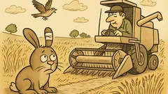 Vtip: Zajíčku, proč máš tak krátké uši?