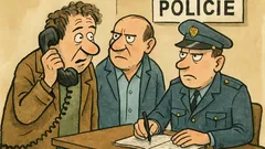 Vtip: Muž hlásí zmizení manželky