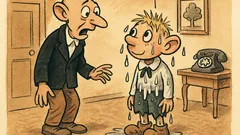 Vtip: Hurvínek přijde domů celý promáčený…