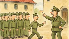 Vtip: Do kasáren přijde telegram…