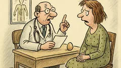 Vtip: U doktora: musíte jíst jedno vejce