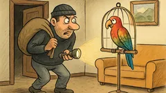 Vtip: V domě je zloděj a krade...