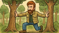Vtip: Chuck Norris se ztratil v lese...