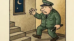 Vtip: Dnes v noci ukradli zábradlí