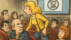 Vtip: Všichni sedí v kině a blondýna…